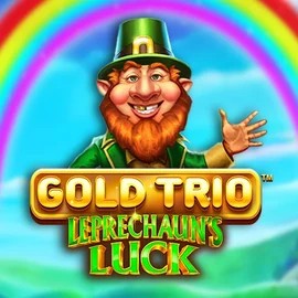 Gold Trio Leprechaun's Luck logo by Playtech at AllySpin Casino