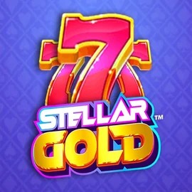 Stellar Gold online game logo by Snowborn Games on allyspinn.gr